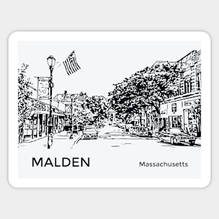 Malden Massachusetts Sticker